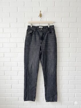 Abercrombie & Fitch 90s Straight Ultra High Rise Love Curve Jeans Black 29 8XL